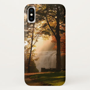 Capa Para iPhone X Névoa da cachoeira dos outonos