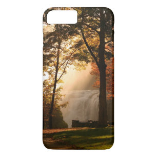 Capa iPhone 8 Plus/7 Plus Névoa da cachoeira dos outonos