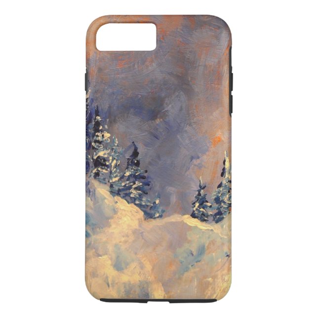 Capa Para iPhone, Case-Mate Névoa no pico 2009 da neve (Verso)