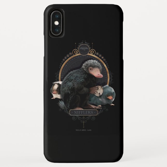 Capa Para iPhone, Case-Mate NIFFLER™ s Art Nouveau Retrato (Verso)