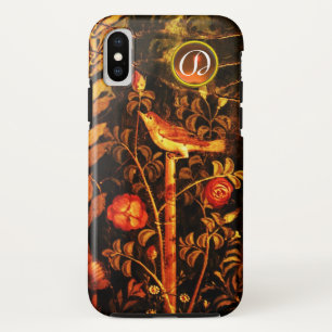 Capa Para iPhone Da Case-Mate NIGHTINGALE COM MONOGRAMA ROSA, Amarelo Vermelho N