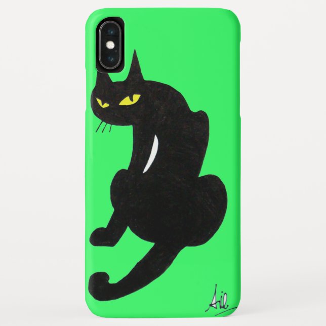 Capa Para iPhone, Case-Mate NINJA NINJA NEGRA Verde NEGRO (Verso)