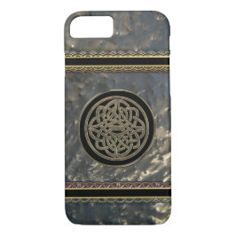 Capa Para iPhone Da Case-Mate Nó Celta de Metal Negro e Dourado no iPhone 7 Case