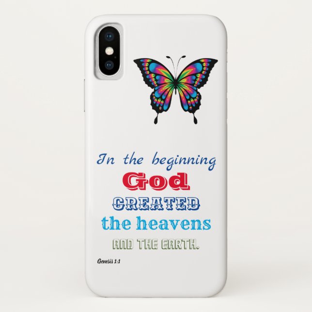 Capa Para iPhone, Case-Mate No Deus Iniciante Criado (Verso)
