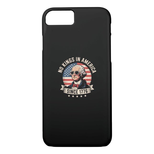 Capa Para iPhone, Case-Mate No Kings In America Since 1776 Design (Verso)