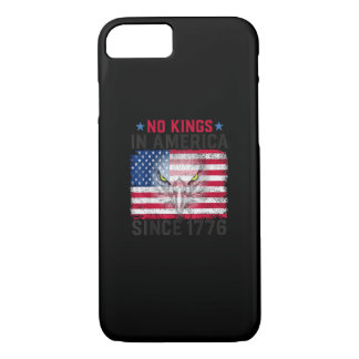 Capa iPhone 8/7 No Kings In America Since 1776 Freedom Creative De