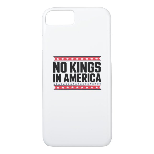 Capa Para iPhone, Case-Mate No Kings In America USA Minimal Clean (Verso)