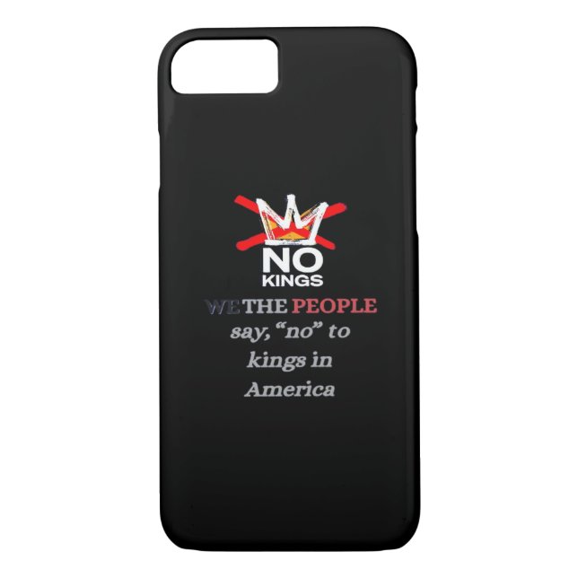 Capa Para iPhone, Case-Mate No Kings We the People Freedom Classic Style (Verso)