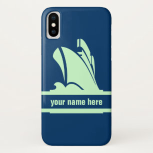 Capa Para iPhone X No verde do curso personalizado