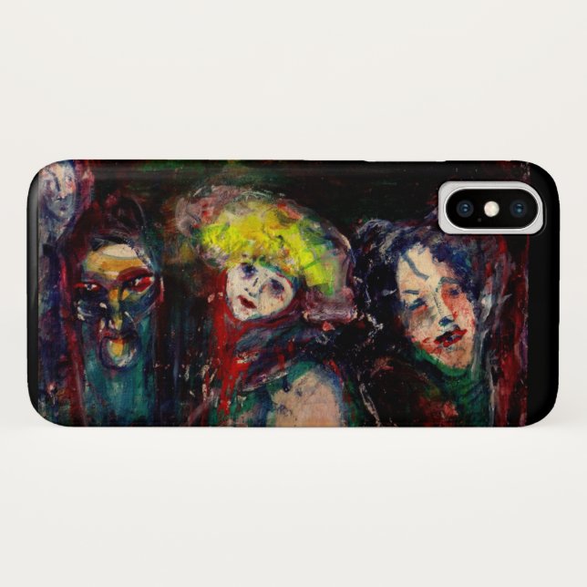 Capa Para iPhone, Case-Mate NOITE DE CARNIVAL EM Máscaras de Mascarada venezia (Verso (Horizontal))
