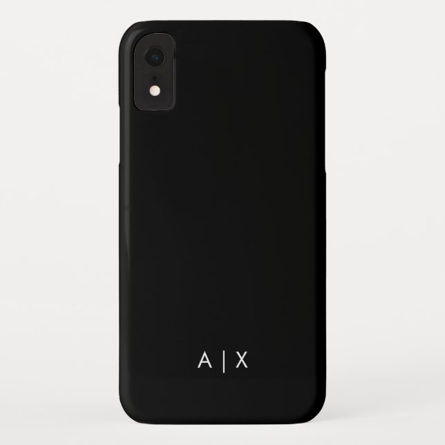 Capa Para iPhone, Case-Mate Nome do Casal simples monograma (Verso)