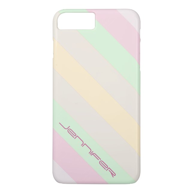 Capa Para iPhone, Case-Mate Nome Personalizado da Faixa Minimalista Moderna Pa (Verso)