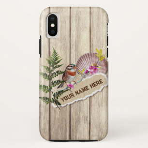 Capa Para iPhone Da Case-Mate Nome Personalizado da Pintura de Óleo de Madeira T