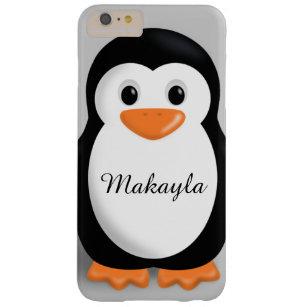 Capa Barely There Para iPhone 6 Plus Nome personalizado do bebê pinguim bonito