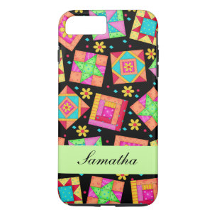 Capa Para iPhone Da Case-Mate Nome Personalizado do Bloqueio de Coleta Preto