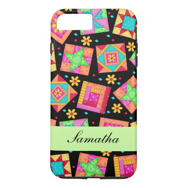 Capa Para iPhone, Case-Mate Nome Personalizado do Bloqueio de Coleta Preto (Verso)