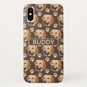 Capa Para iPhone Da Case-Mate Nome Personalizado do Pet Photo Pattern