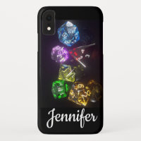Nome Personalizado Padrão de Dados D&D do Nerd do
