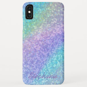 Capa Para iPhone Da Case-Mate Nome Personalizado Trendy Rainbow Glitter Apple