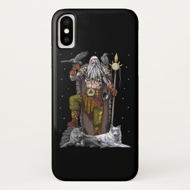 Capa Para iPhone, Case-Mate Norse Viking God Odin (Verso)