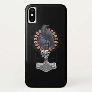 Capa Para iPhone Da Case-Mate Norse Viking Raven Hammer