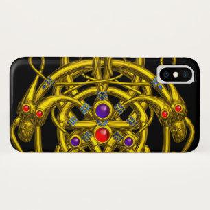 CAPA PARA iPhone DA Case-Mate NÓS CELTAS DOURADOS COM DRAGÕES GÊMEOS