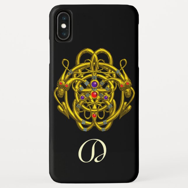 Capa Para iPhone, Case-Mate NÓS CELTICOS Dourados COM DRAGÕES DE GÊMEOS (Verso)