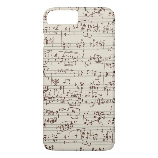 Capa Para iPhone, Case-Mate Notas da música (Verso)