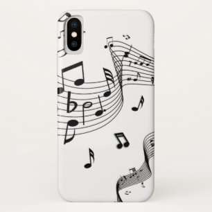 Capa Para iPhone Da Case-Mate Notas de música em branco 