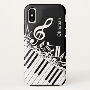 Capa Para iPhone Da Case-Mate Notas musicais e chaves legal personalizadas do