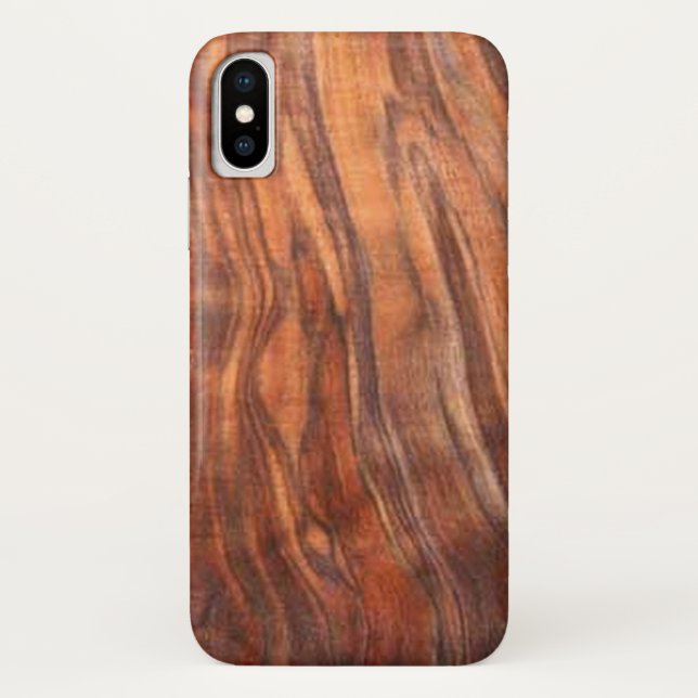 Capa Para iPhone, Case-Mate Noz (Grãos de Madeira) (Verso)