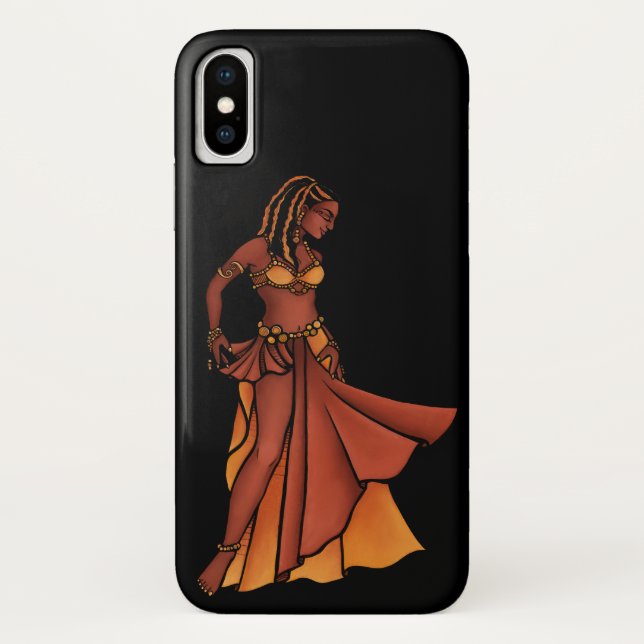 Capa Para iPhone, Case-Mate Nubian Belly Dancer Goddese (Verso)