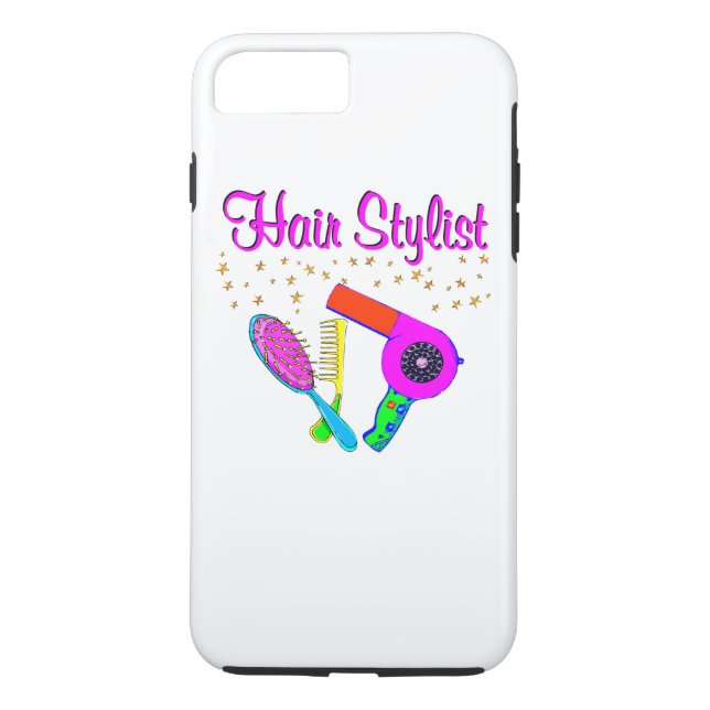 CAPA PARA iPhone, Case-Mate  NÚMERO UM HAIR STYLIST E BEAUTICIAN (Verso)