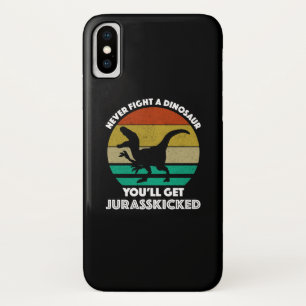 Capa Para iPhone Da Case-Mate Nunca Lute Contra Um Dinossauro - Você Vai Ter Jur