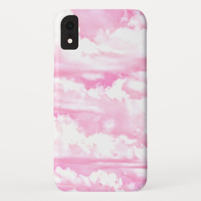 Capa Para iPhone, Case-Mate Nuvens Rosa Felizes (Verso)