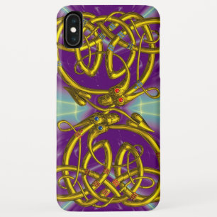 Capa Para iPhone Da Case-Mate O AMOR do DRAGÃO, CÉLTICO DOURADO ATA os DRAGÕE