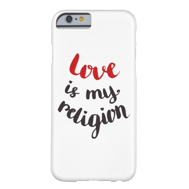 Capa Para iPhone, Case-Mate O amor é minha religião (Verso)