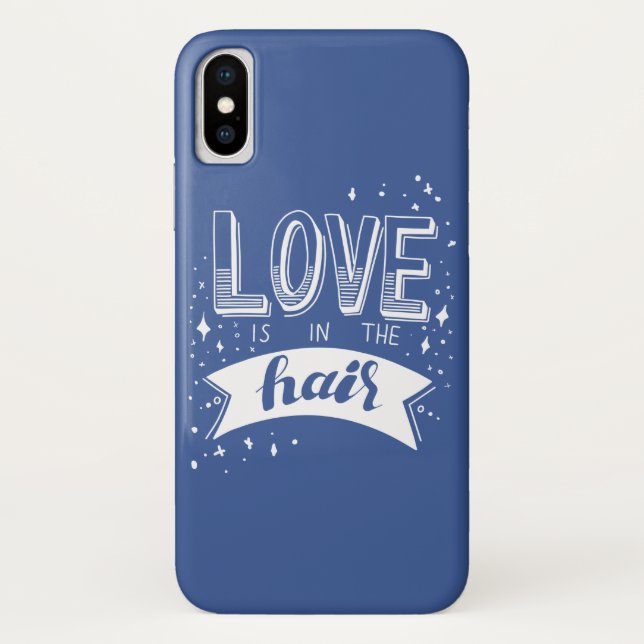 Capa Para iPhone, Case-Mate O amor está no cabelo (Verso)