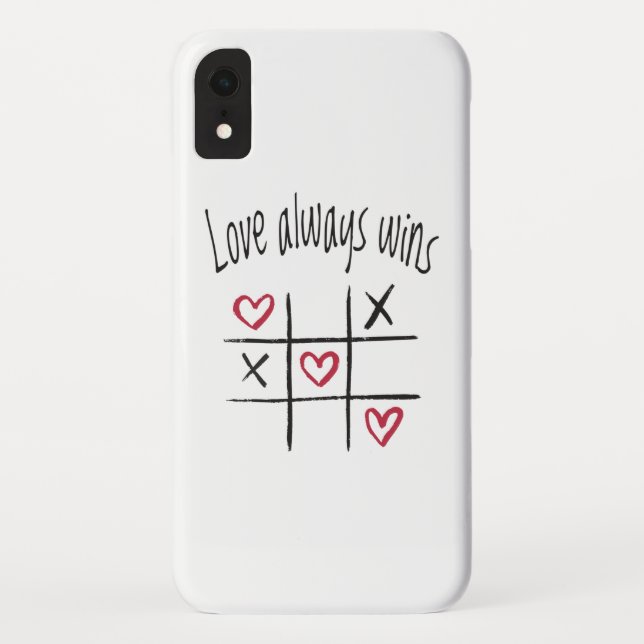 Capa Para iPhone, Case-Mate O amor sempre ganha (Verso)