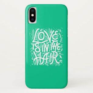 Capa Para iPhone Da Case-Mate O amor verde está no cabelo