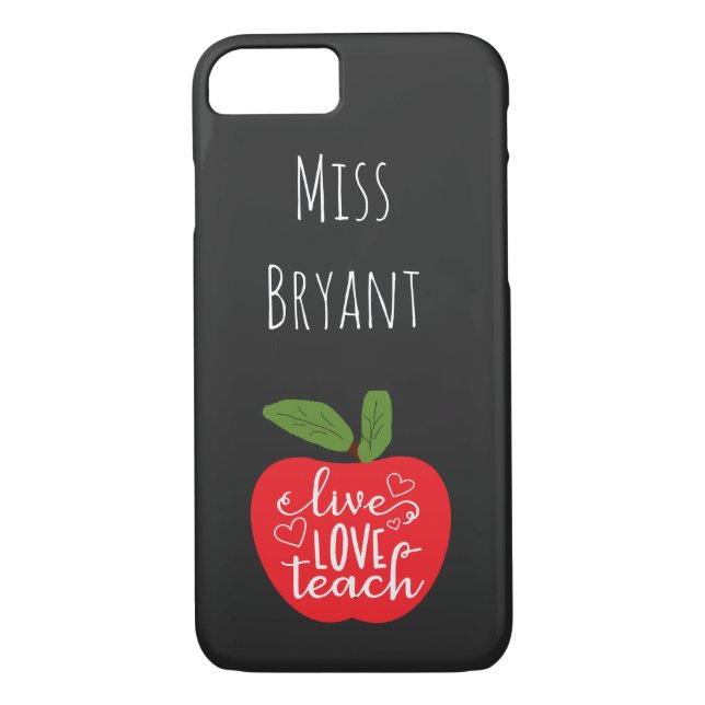 Capa Para iPhone, Case-Mate O amor vivo personalizado ensina (Verso)