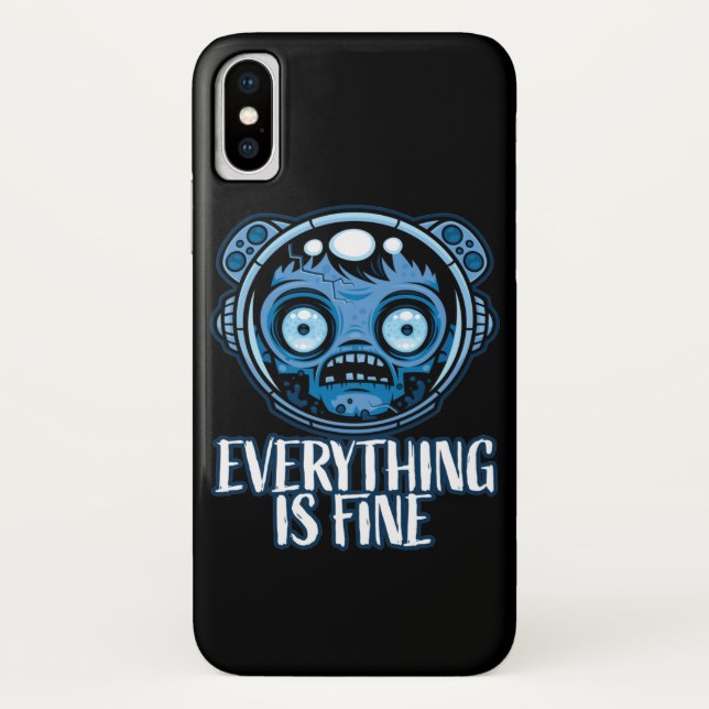 Capa Para iPhone, Case-Mate O Astronauta Zombie Está Bem (Verso)