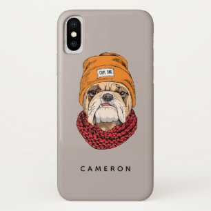 Capa Para iPhone Da Case-Mate O buldogue legal adiciona seu nome