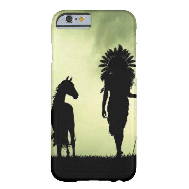 Capa Para iPhone, Case-Mate O chefe, cavalo, nativo americano da Mãe Terra (Verso)