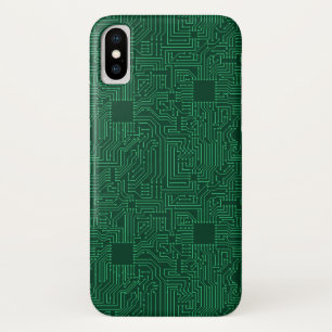 Capa Para iPhone X O conselho de circuito do computador