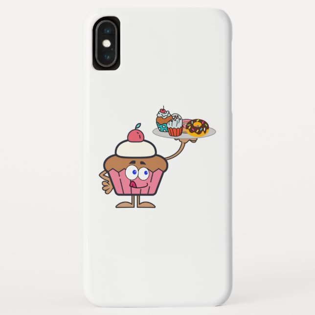 Capa Para iPhone, Case-Mate O cupcake doce o seu dia (Verso)