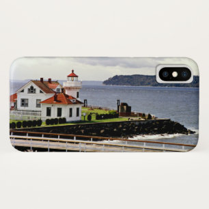 Capa Para iPhone X O farol de Mukilteo, Washington Apple encaixota