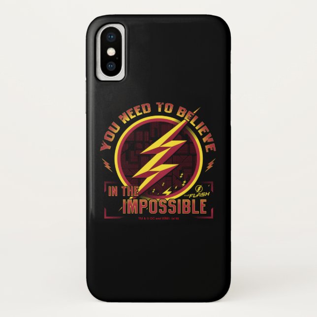 Capa Para iPhone, Case-Mate O Flash | É Necessário Acreditar No Impossível (Verso)