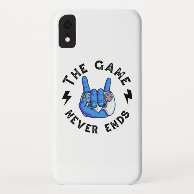 Capa Para iPhone, Case-Mate O jogo nunca acaba (Verso)
