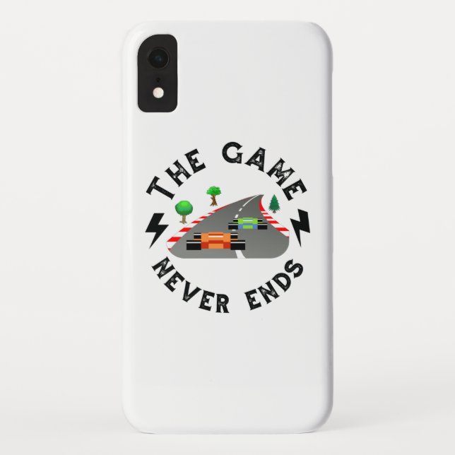 Capa Para iPhone, Case-Mate O jogo nunca acaba (Verso)